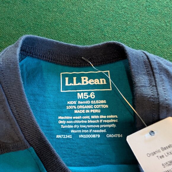 NWT L.L. Bean Boy's Long Sleeve T-shirt 5T 💙 - Picture 3 of 5